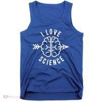 I Love Science Brain Tank Top thumb 0
