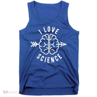 I Love Science Brain Tank Top