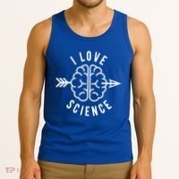 I Love Science Brain Tank Top thumb 3