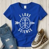 I Love Science Brain Women's T-Shirt thumb 3