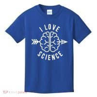 I Love Science Brain Kids T-Shirt thumb 0
