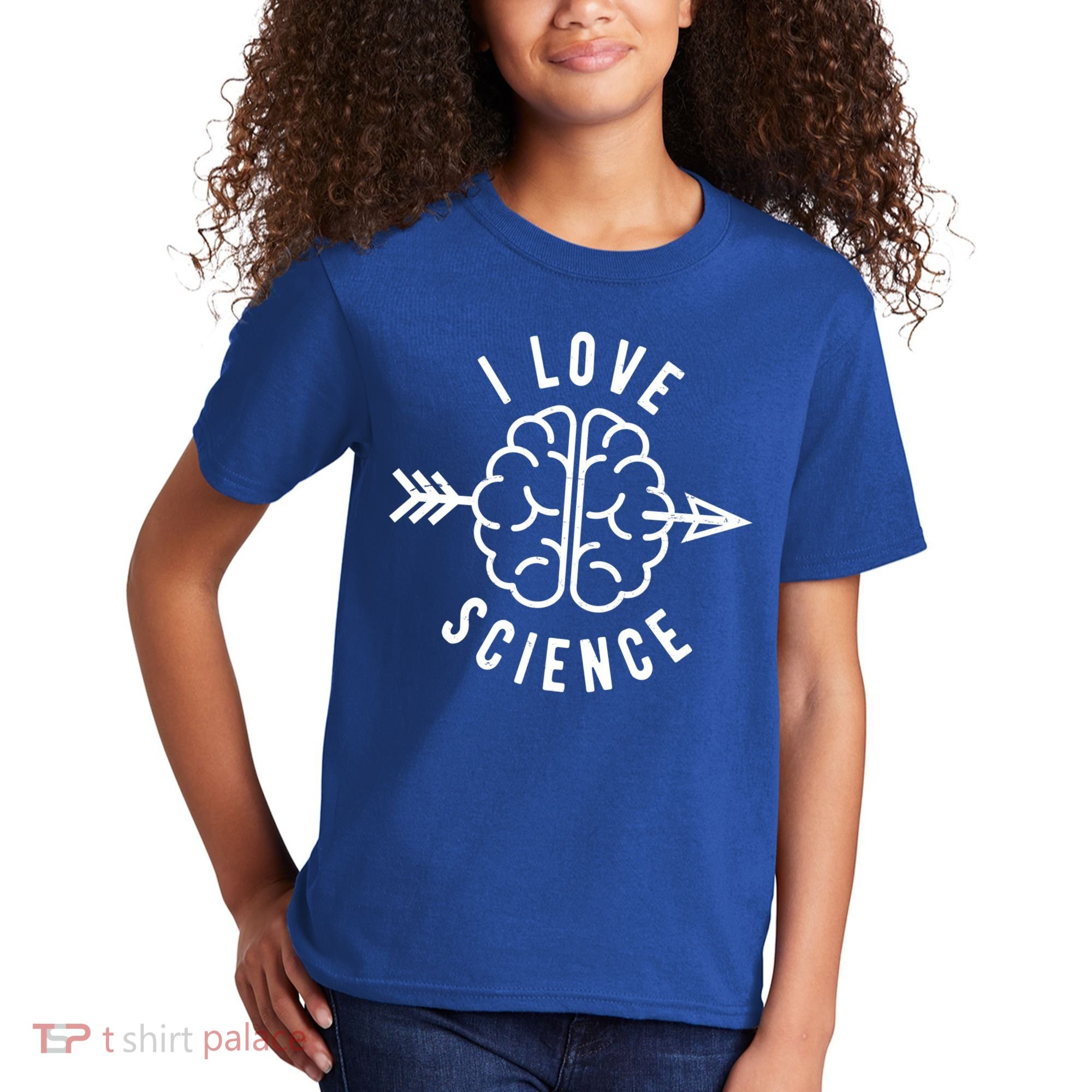 I Love Science Brain Kids T-Shirt