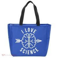 I Love Science Brain Tote Bag thumb 0