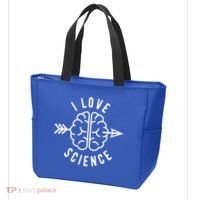 I Love Science Brain Tote Bag thumb 3