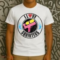 I Love Squirters Funny I Heart Squirters T-Shirt thumb 3