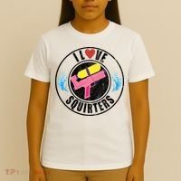I Love Squirters Funny I Heart Squirters T-Shirt thumb 4