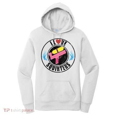 I Love Squirters Funny I Heart Squirters Women's Hoodie