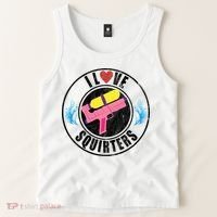 I Love Squirters Funny I Heart Squirters Tank Top thumb 2
