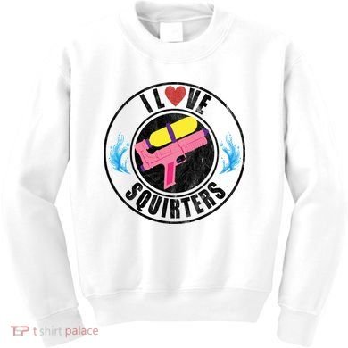 I Love Squirters Funny I Heart Squirters Kids Sweatshirt