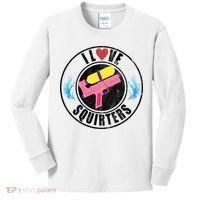 I Love Squirters Funny I Heart Squirters Kids Long Sleeve Shirt thumb 0