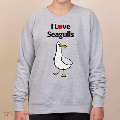 I Love Seagulls Women's Sweatshirt