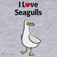 I Love Seagulls Women's Sweatshirt thumb 2