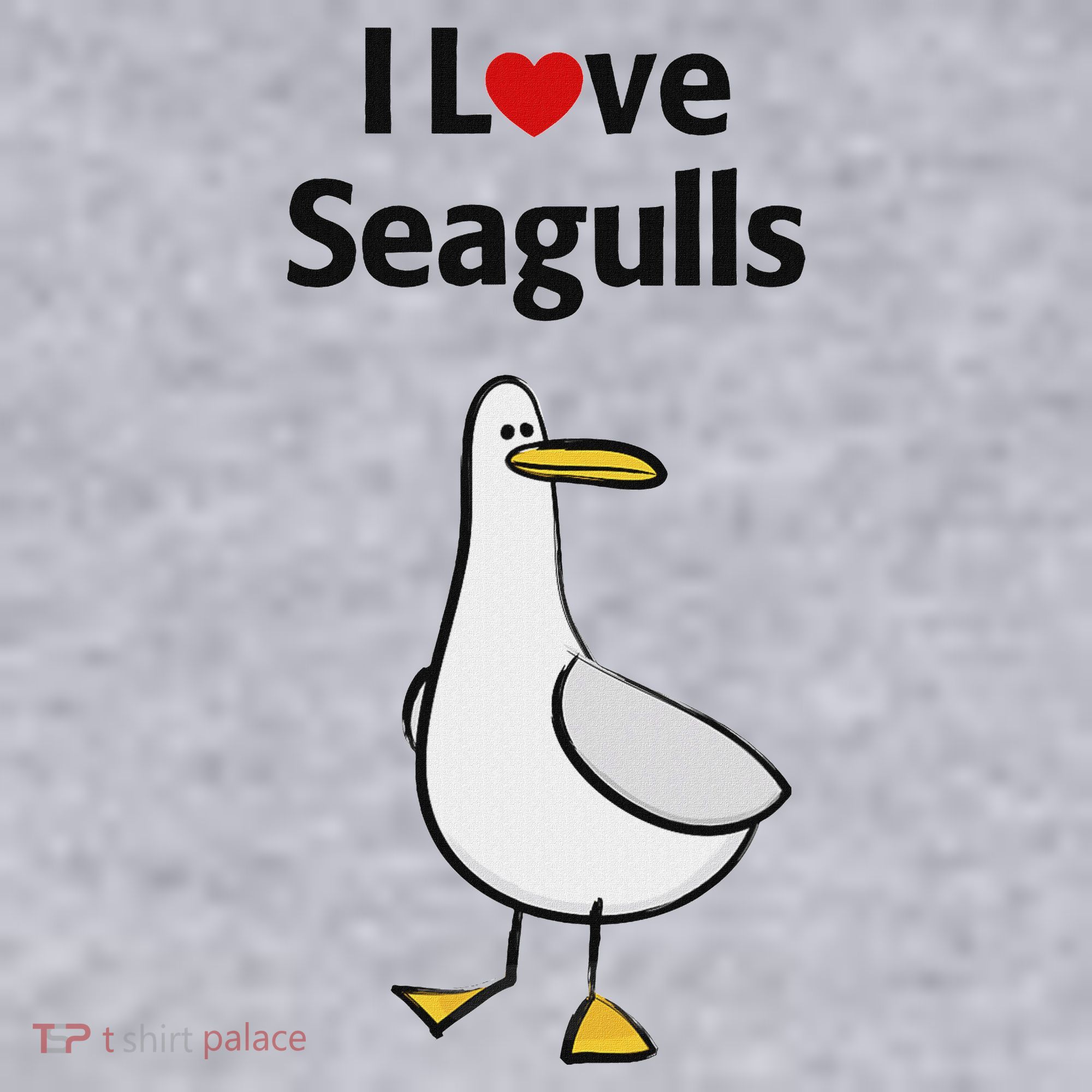 I Love Seagulls Women's Sweatshirt