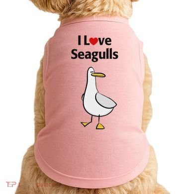 I Love Seagulls Doggie Tank