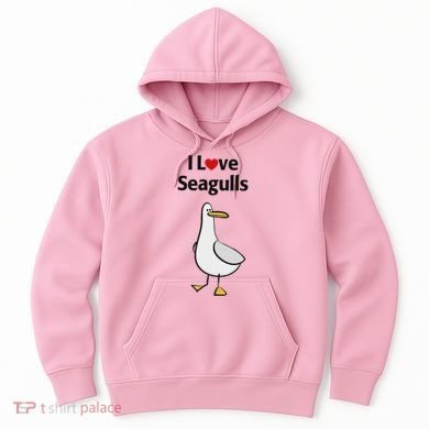 I Love Seagulls Hoodie