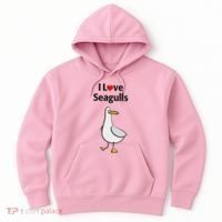 I Love Seagulls Hoodie thumb 0