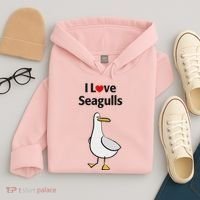 I Love Seagulls Hoodie thumb 4