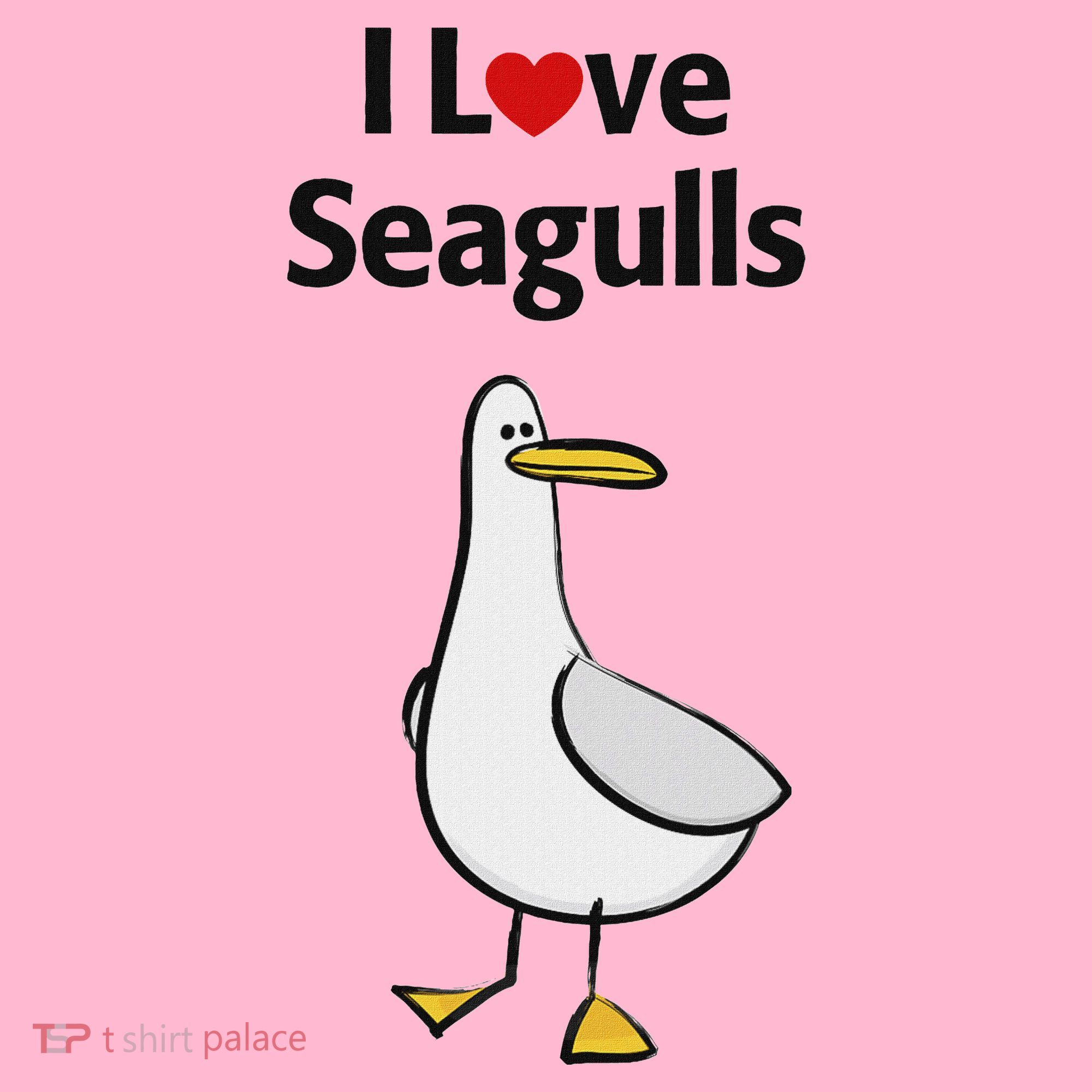 I Love Seagulls Hoodie
