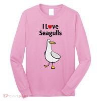 I Love Seagulls Long Sleeve Shirt thumb 0