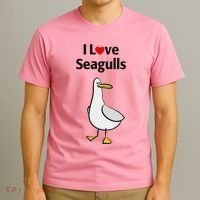 I Love Seagulls T-Shirt thumb 3