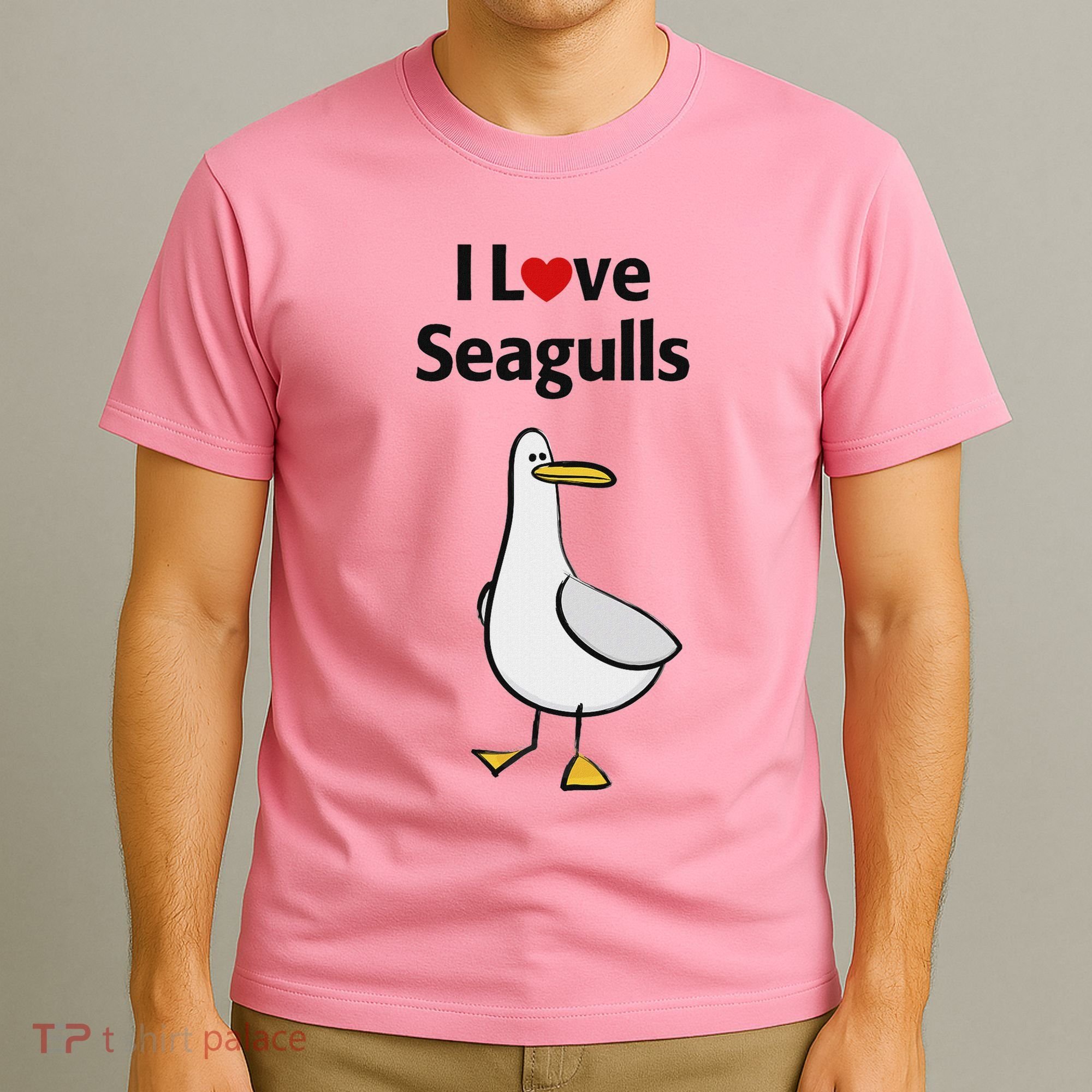 I Love Seagulls T-Shirt