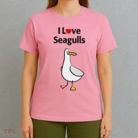 I Love Seagulls T-Shirt thumb 4
