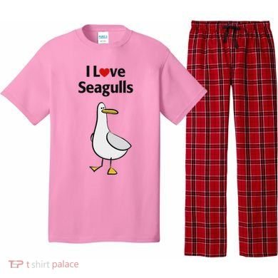 I Love Seagulls Pajama Set
