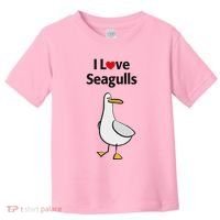 I Love Seagulls Toddler T-Shirt thumb 0