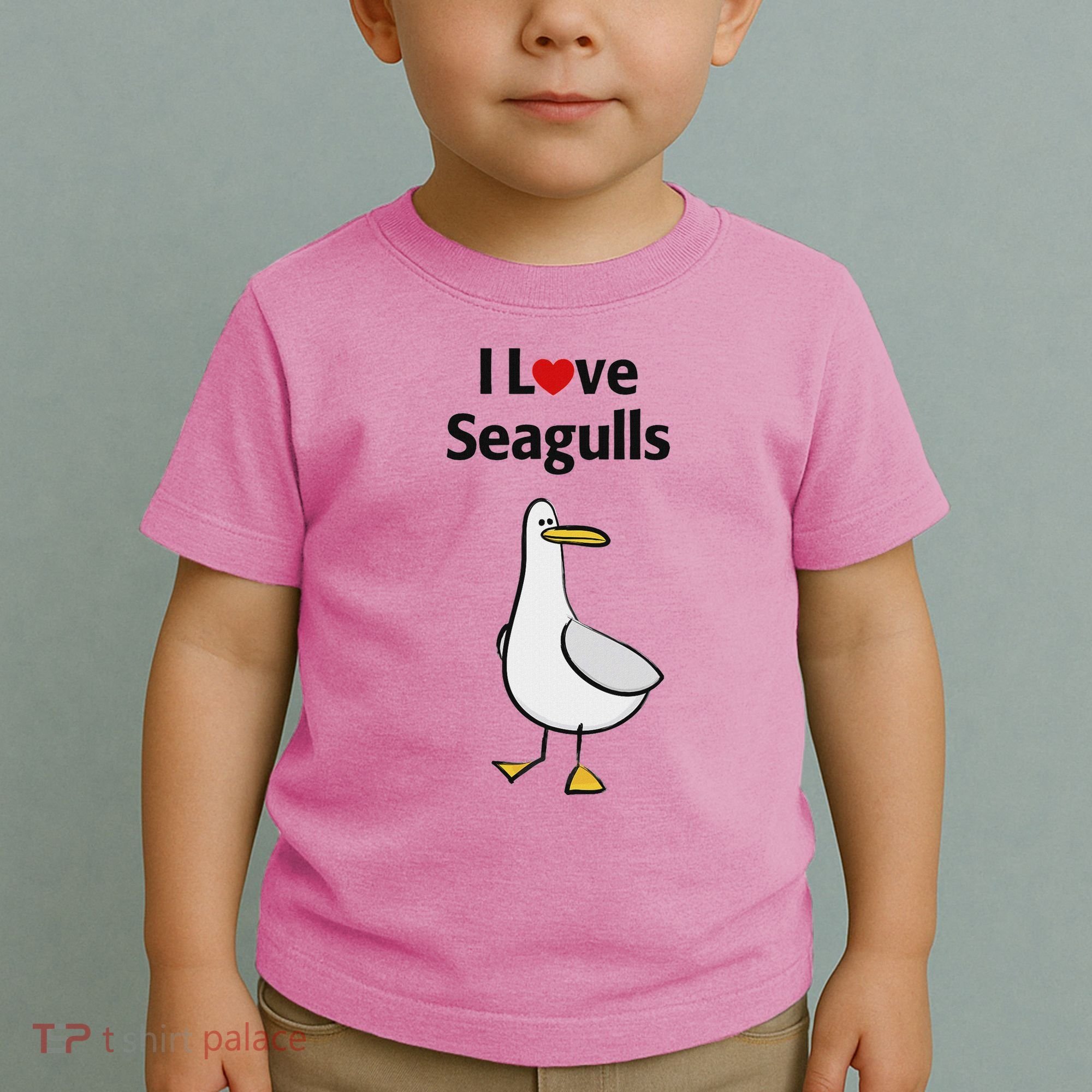 I Love Seagulls Toddler T-Shirt