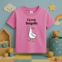 I Love Seagulls Toddler T-Shirt thumb 3