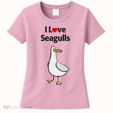 I Love Seagulls Women's T-Shirt
