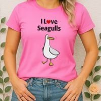 I Love Seagulls Women's T-Shirt thumb 2