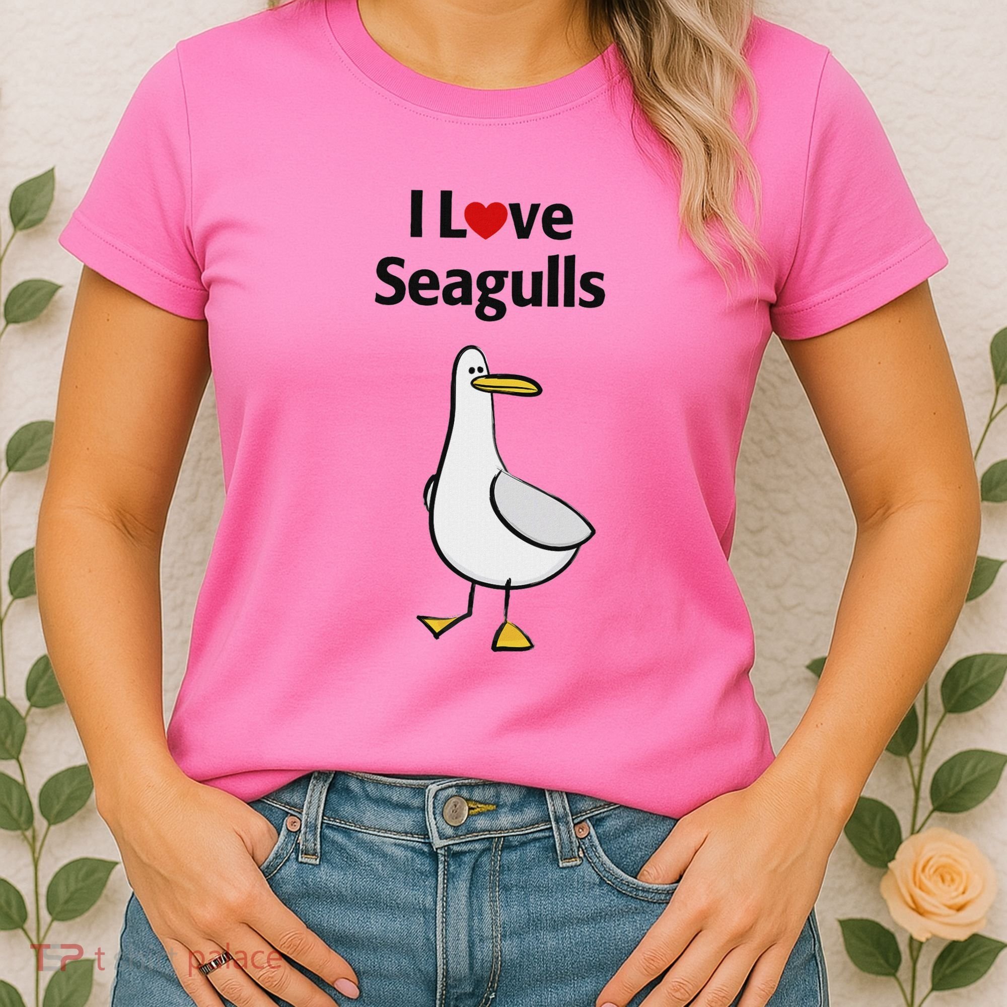 I Love Seagulls Women's T-Shirt