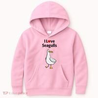 I Love Seagulls Kids Hoodie thumb 0