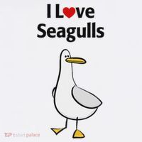 I Love Seagulls USA-Made Doggie Bandana thumb 2