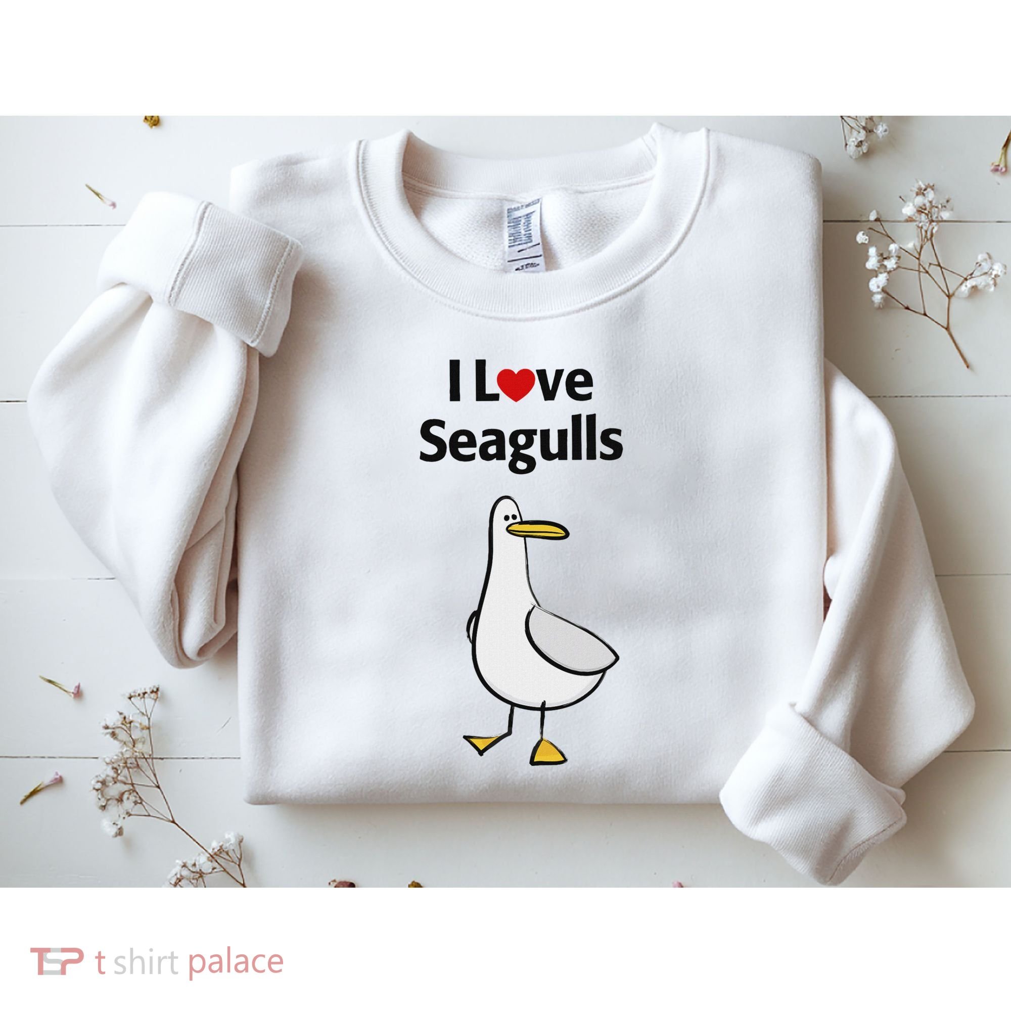 I Love Seagulls Sweatshirt