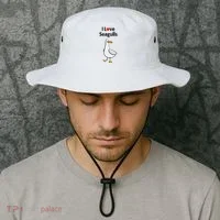 I Love Seagulls Bucket Hat thumb 2