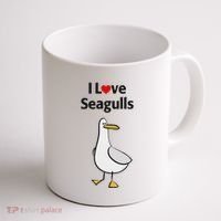 I Love Seagulls Coffee Mug thumb 1