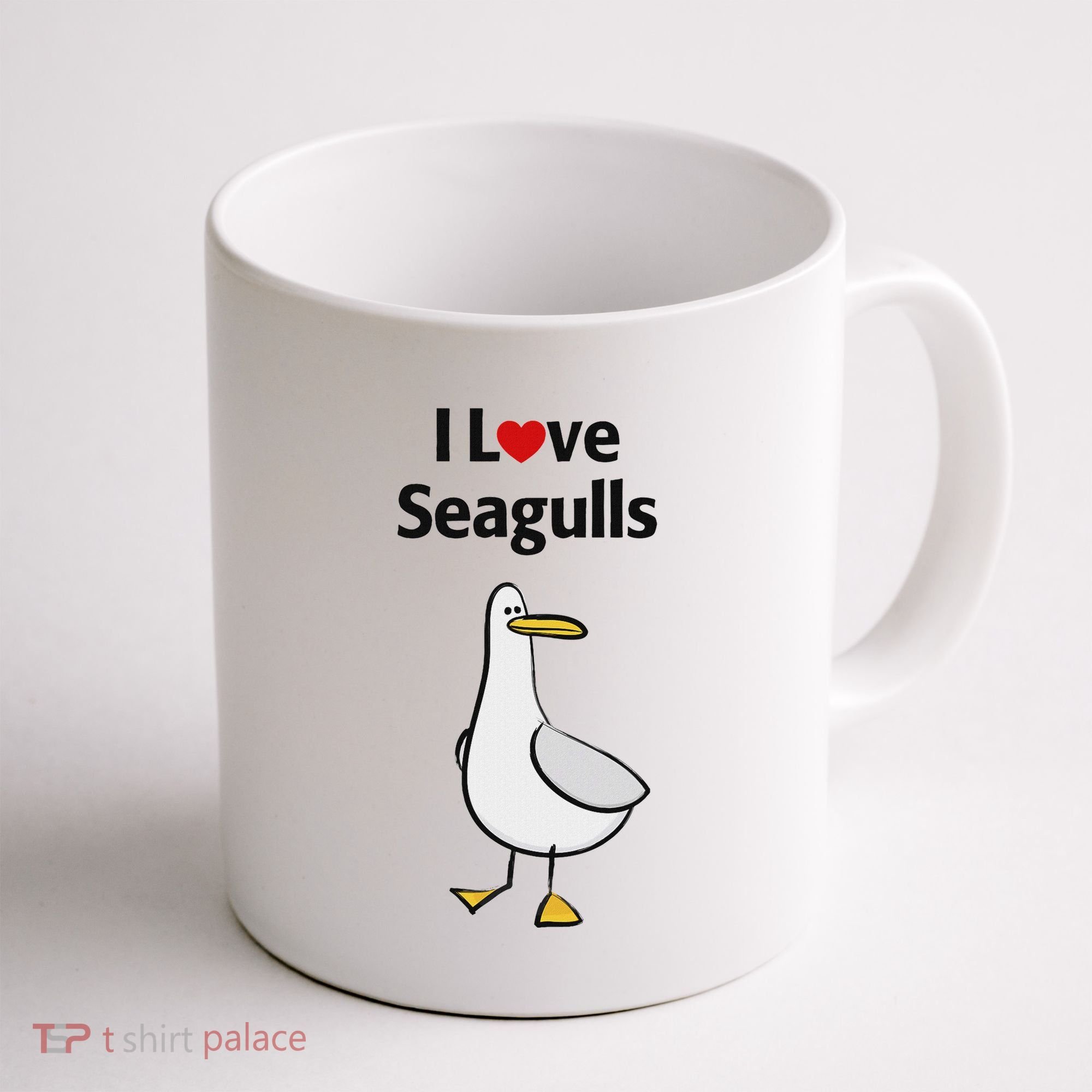 I Love Seagulls Coffee Mug