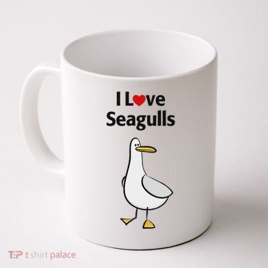 I Love Seagulls Coffee Mug