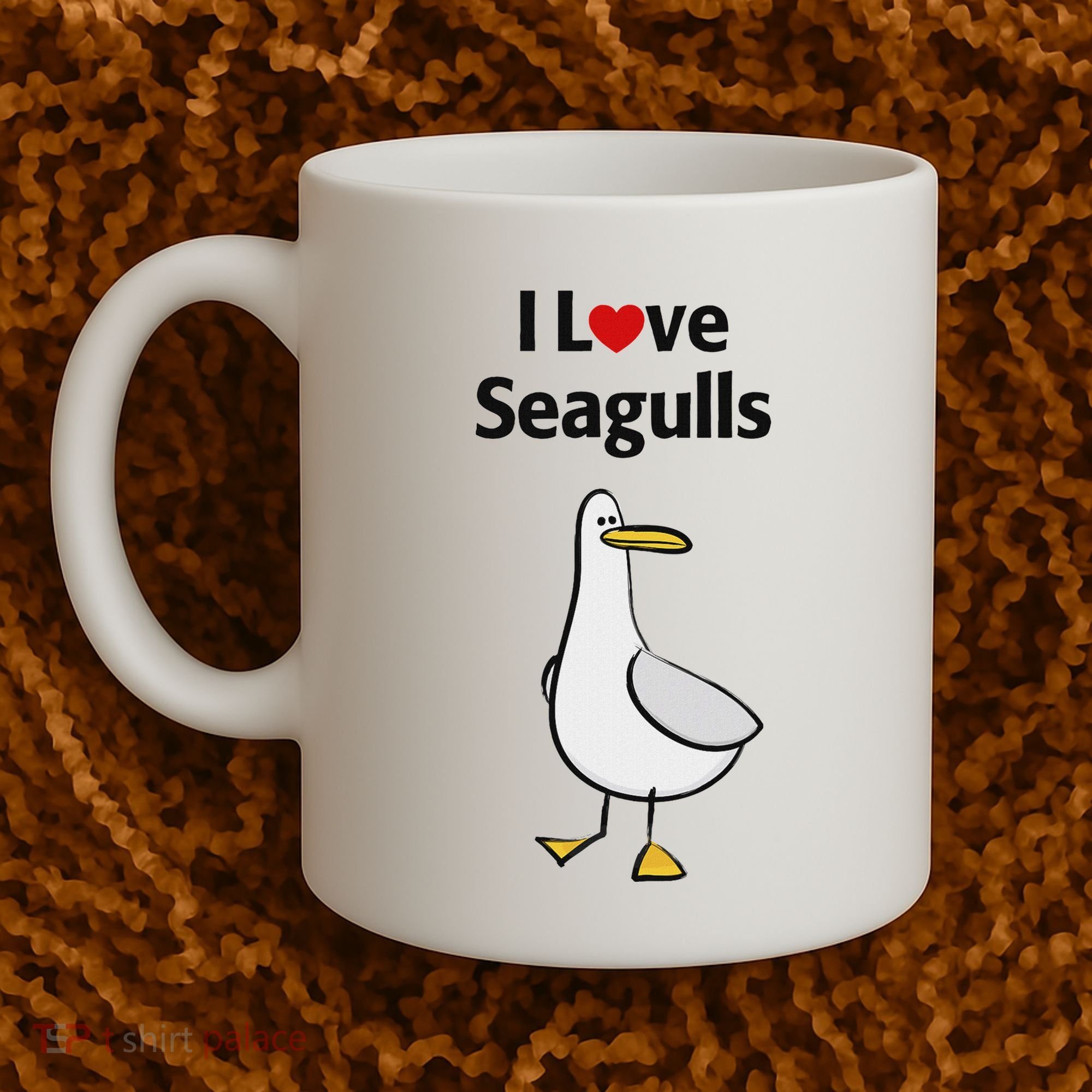 I Love Seagulls Coffee Mug