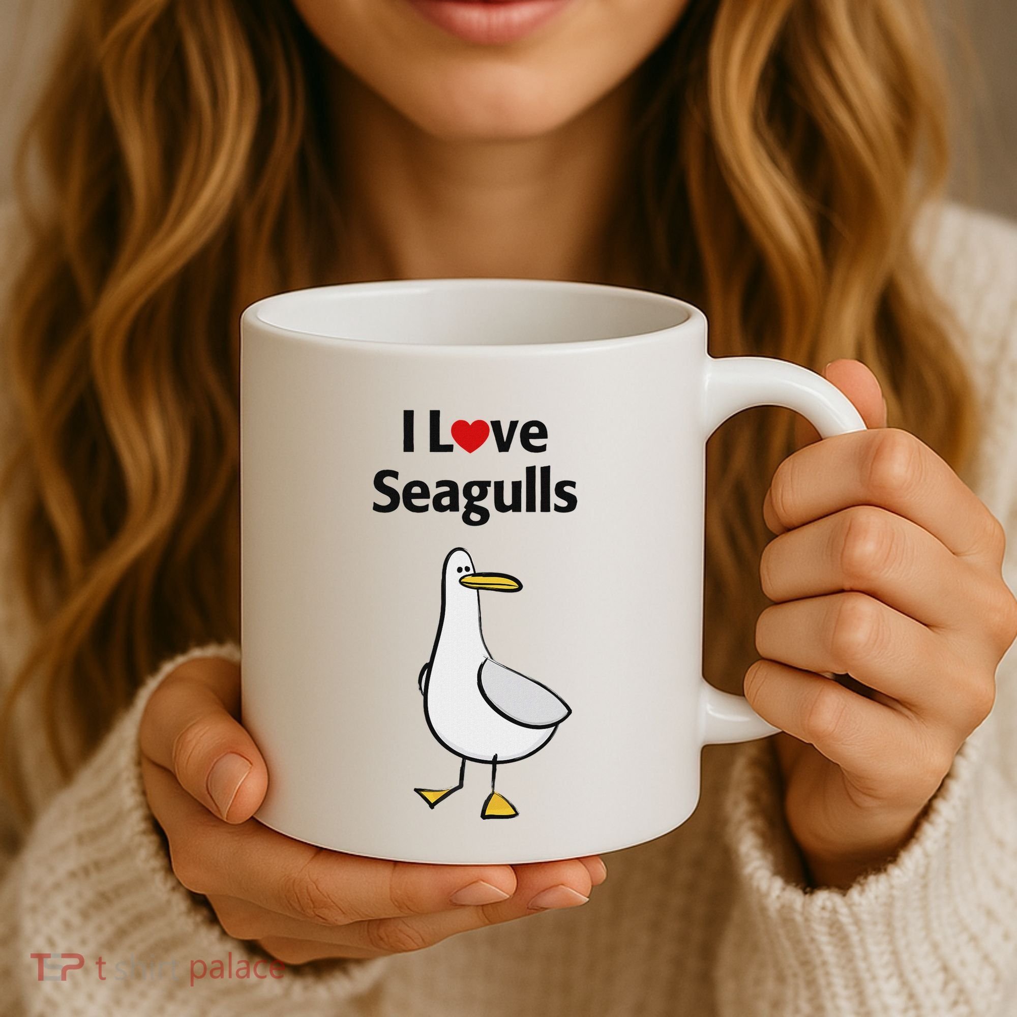 I Love Seagulls Coffee Mug