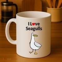 I Love Seagulls Coffee Mug thumb 4