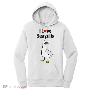 I Love Seagulls Women's Hoodie
