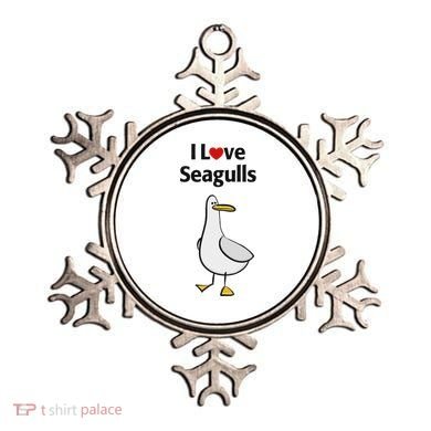 I Love Seagulls Ornament