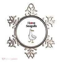 I Love Seagulls Ornament thumb 0