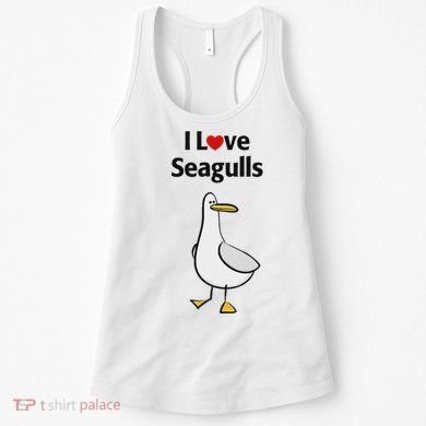I Love Seagulls Women's Tank Top