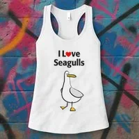 I Love Seagulls Women's Tank Top thumb 3