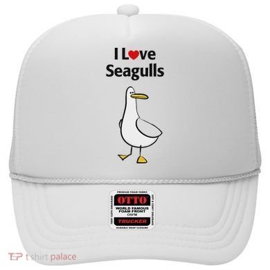 I Love Seagulls Hat