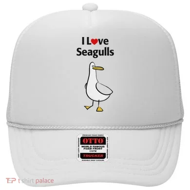 I Love Seagulls Hat